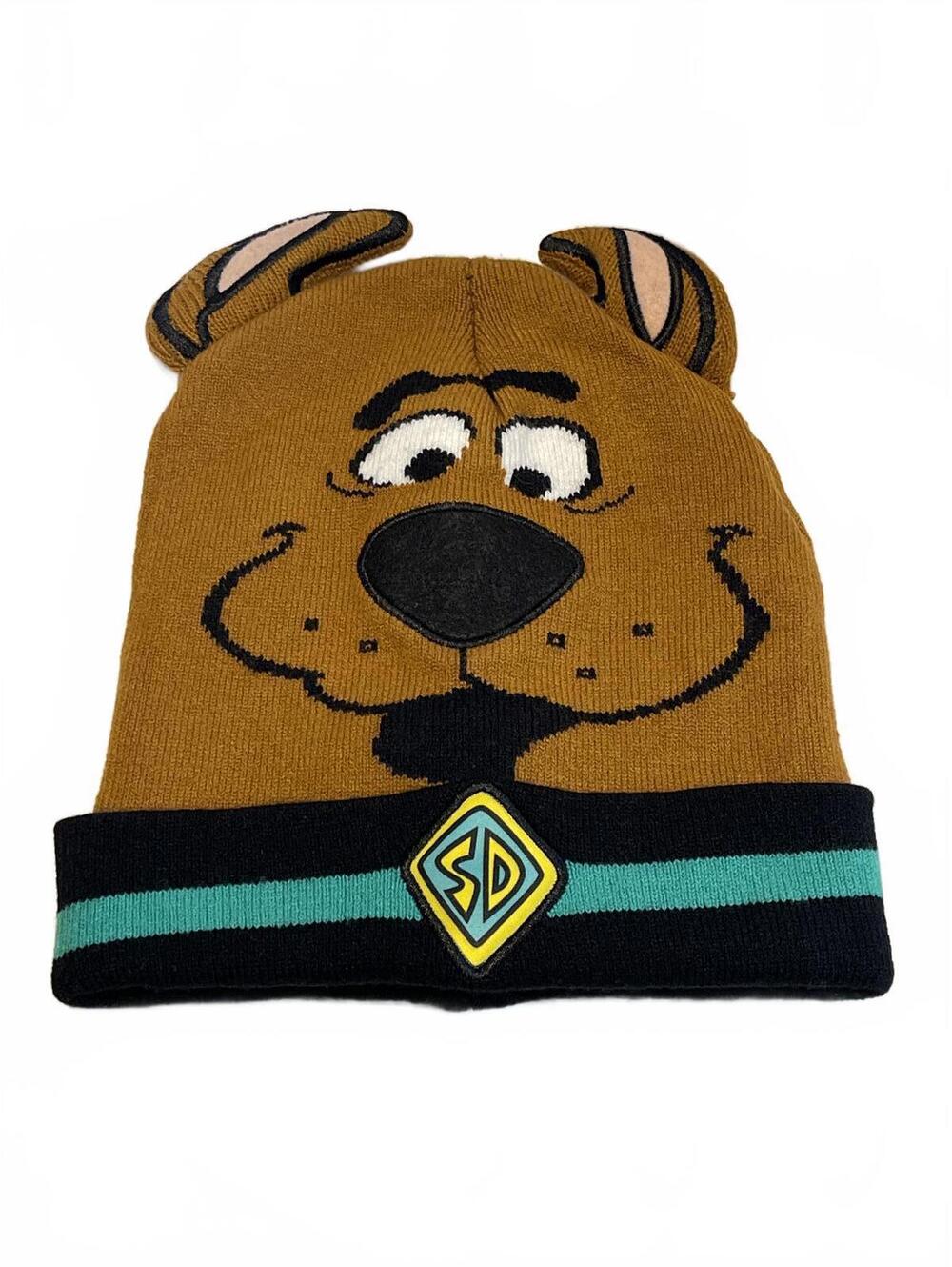 Scooby-Doo Character Knit Beanie Hat With 3D Ears One Size Fits Most